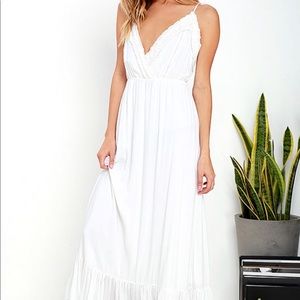 White Lace Dress (Maternity)